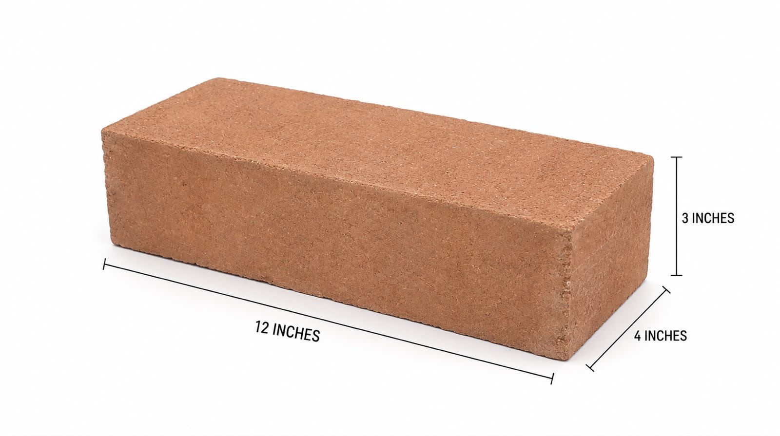 ISTIKA Solid CSEB Block 12 x 4 x 3 inches