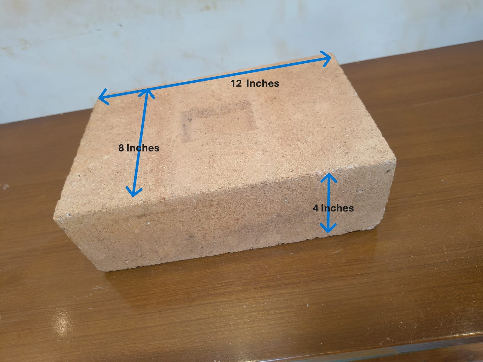 ISTIKA Solid CSEB Block 12 x 4 x 8 inches